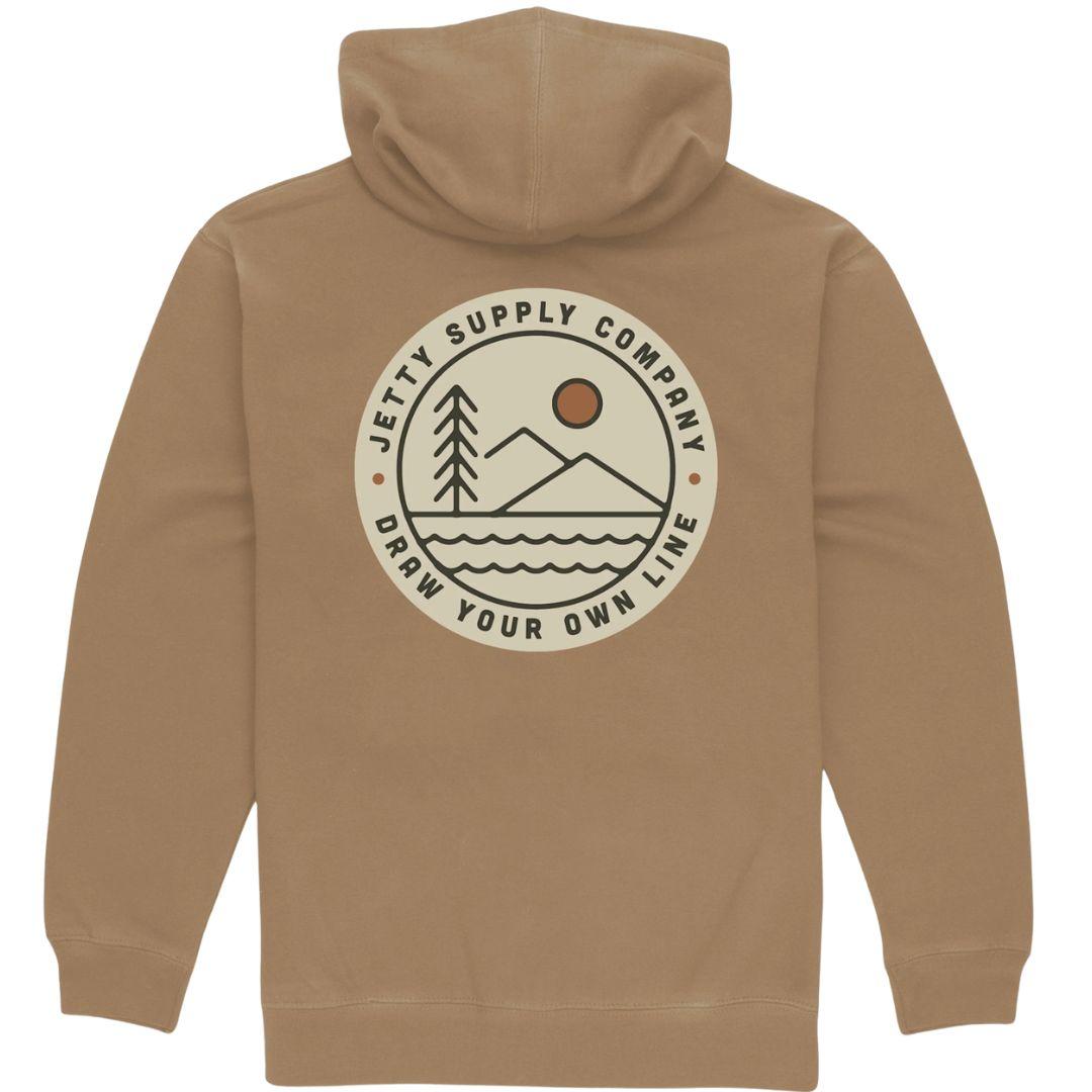 Jetty Emblem Zip Hoodie
